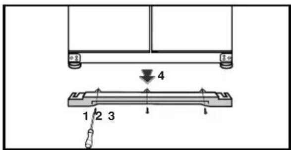 BEKO GNE114670X - Floor balance adjustment - 2