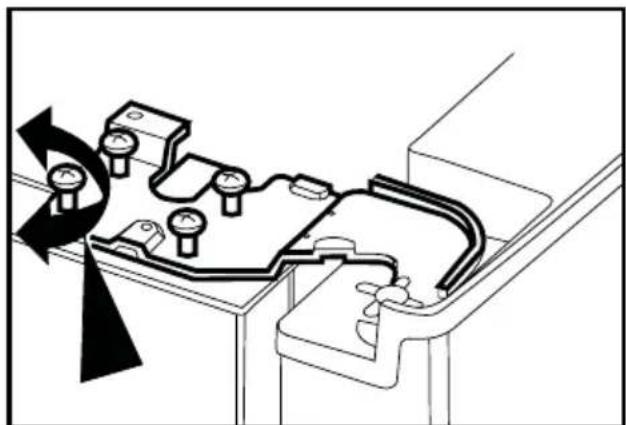 BEKO GNE114670X - Adjusting the gap between the upper door - 5