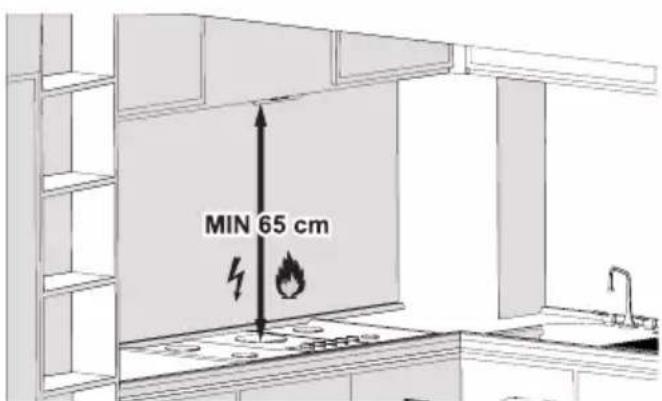 BEKO HNS61210XH - Positionierung des Geräts - 1