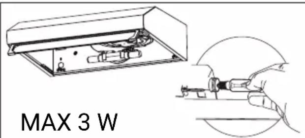 BEKO HNS61210XH - Vervanging van de lamp - 3