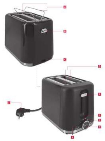 Koenic KTO 2210 B - Toaster - 4