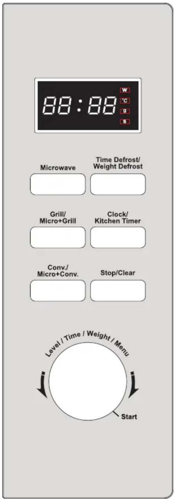 BEKO MCF28310X - Kontrol paneli 4.2 Menu ilelem Ekrani - 1