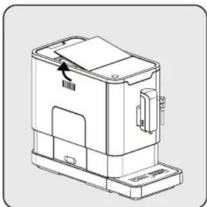 BEKO CEG5311X - Filling the bean container - 2