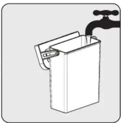 BEKO CEG5311X - Filling the water tank - 5