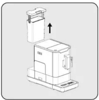 BEKO CEG5311X - Plenie nádrže dávkovača vody - 4
