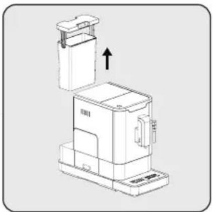 BEKO CEG5311X - Het waterreservoir vullen - 3