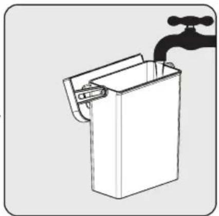 BEKO CEG5311X - Het waterreservoir vullen - 4
