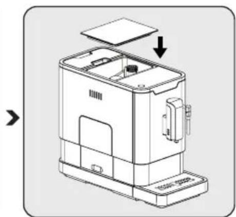 BEKO CEG5311X - Kahvecekirdeği haznesinin doldurulması - 5