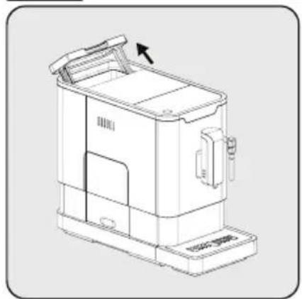BEKO CEG5311X - Het waterreservoir vullen - 2