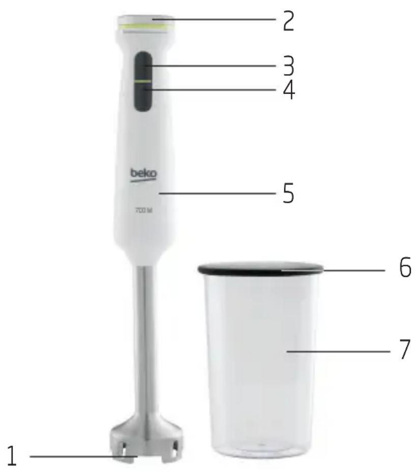 BEKO HBA7606W - Vue d'ensemble - 1