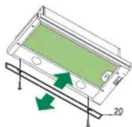 BEKO CTB 6407 XH - ABDECKPROFIL - 2