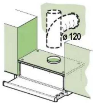 BEKO CTB 6407 XH - RECIRCULATION VERSION AIR OUTLET - 1