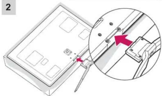 LG 60PM680S - Attaching the stand - 5