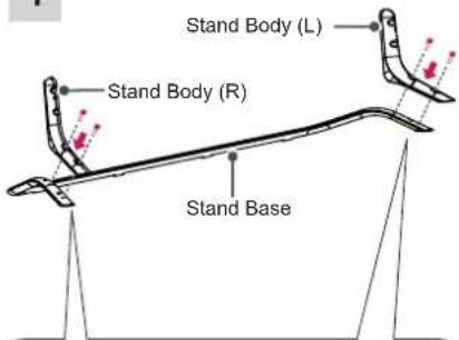 LG 55UF6959 - Attaching the stand - 5