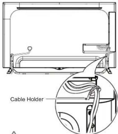 LG 55UF6959 - Tidying cables - 2