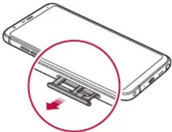 LG LMQ710EM - Installing the SIM card - 4