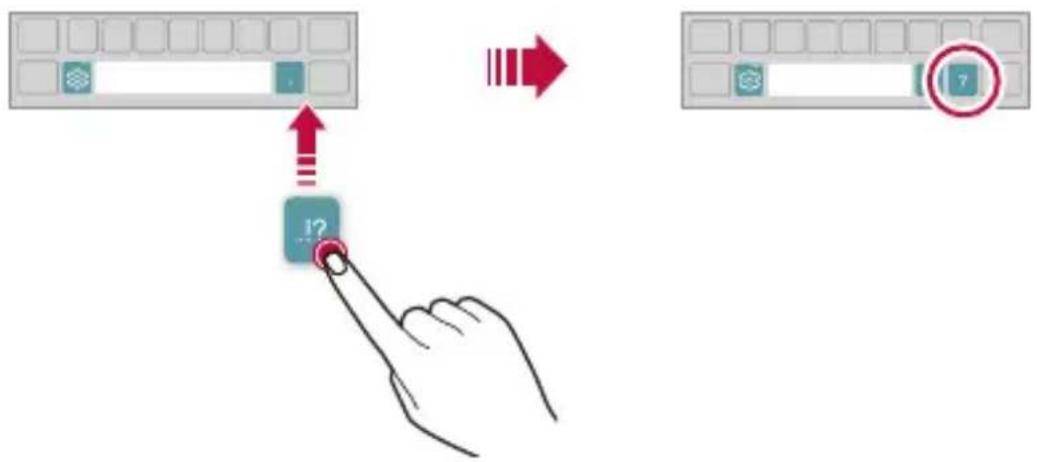 LG LMQ710EM - Changing the QWERTY keyboard layout - 1