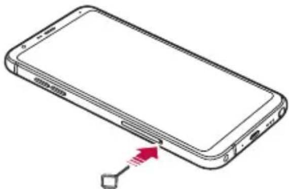 LG LMQ710EM - Installing the SIM card - 3