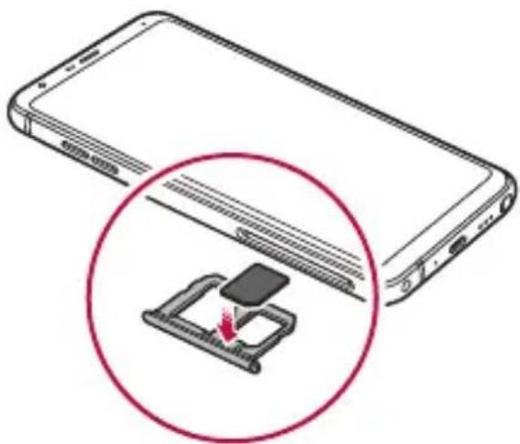 LG LMQ710EM - Installazione della scheda SIM - 5
