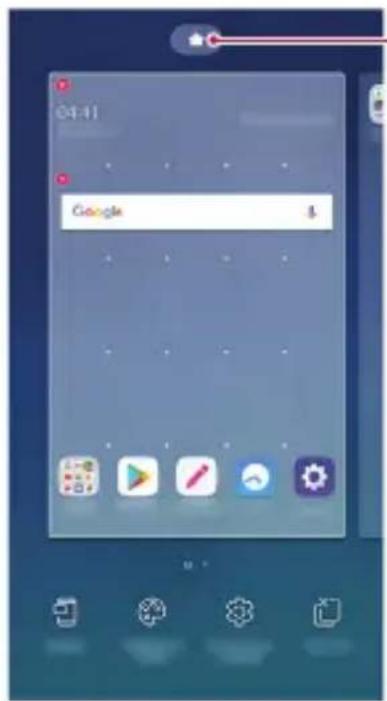LG LMQ710EM - Modifica della schermata Home - 1