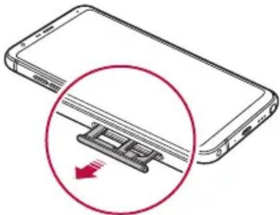 LG LMQ710EM - SIM-Karte einlegen - 4