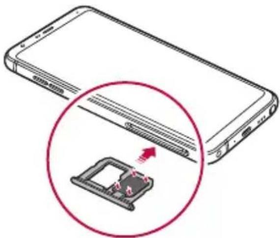 LG LMQ710EM - SIM-Karte einlegen - 6