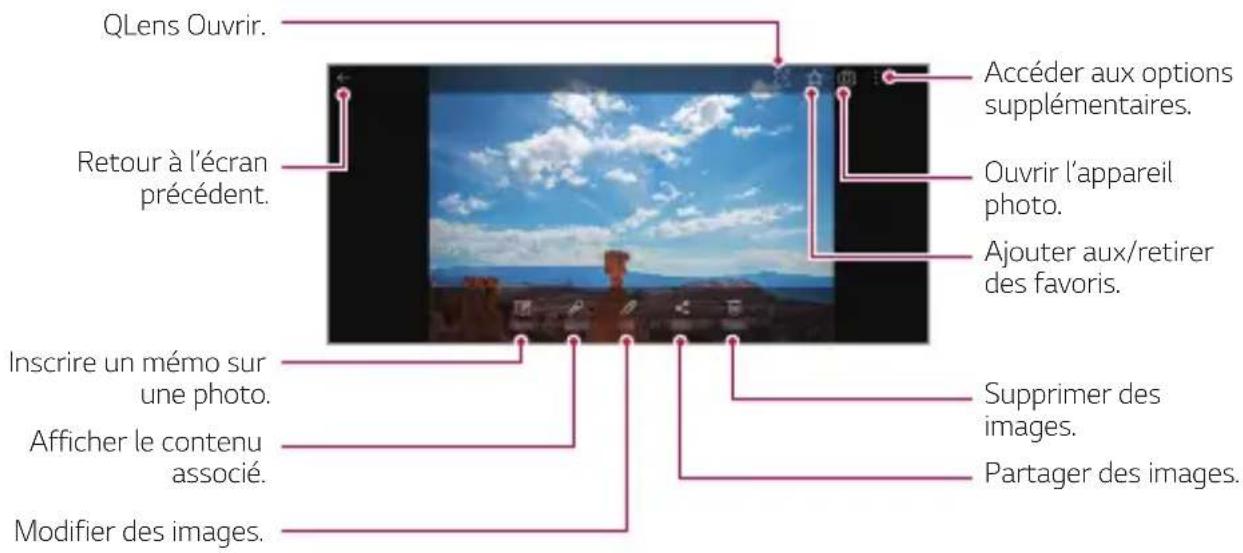 LG LMQ710EM - Affichage des photos - 1