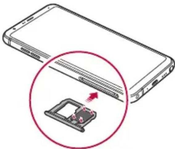 LG LMQ710EM - Installation de la carte SIM - 5