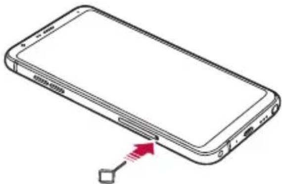 LG LMQ710EM - SIM-Karte einlegen - 3