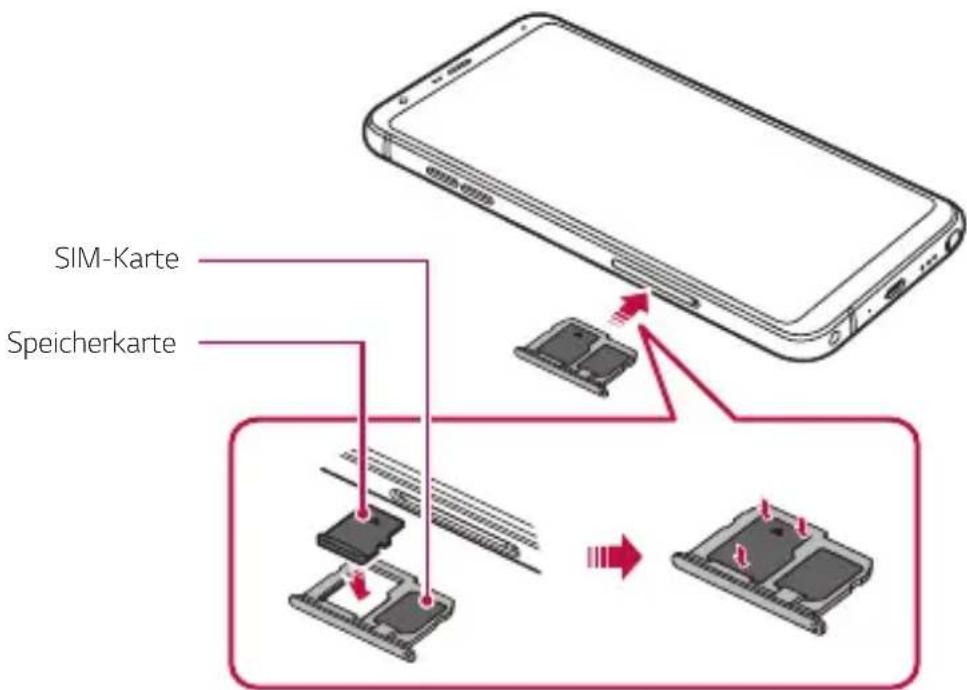 LG LMQ710EM - Speicherkarte einlegen - 1