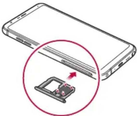 LG LMQ710EM - Installazione della scheda SIM - 6