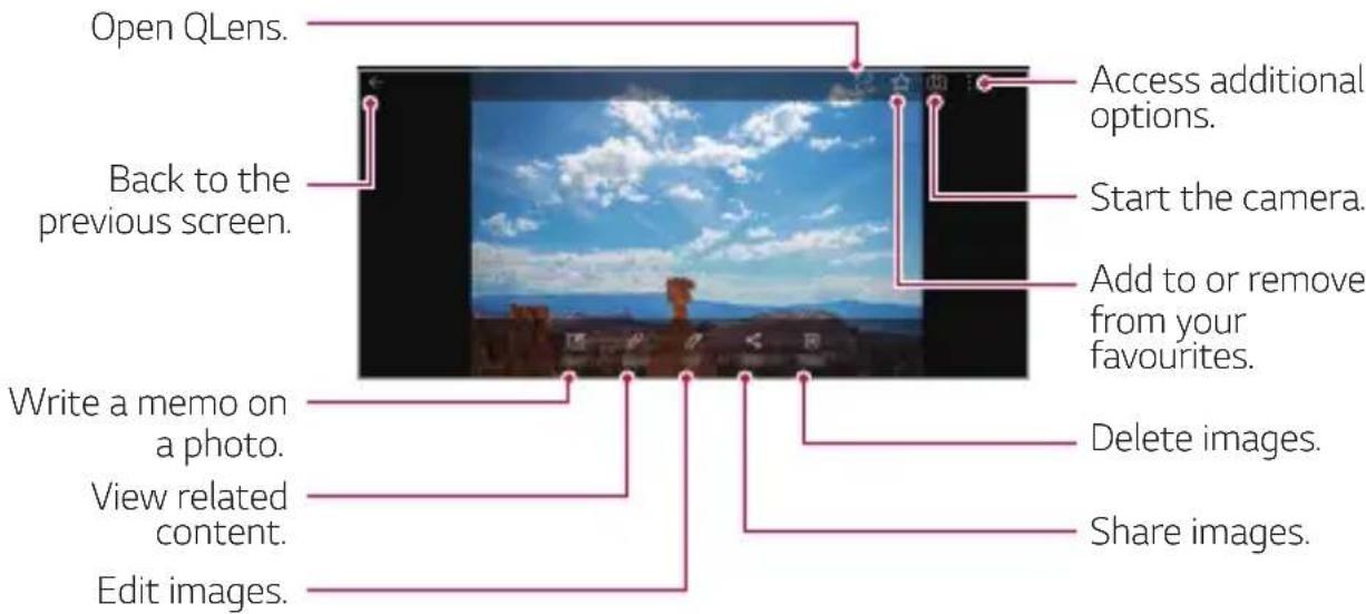 LG LMQ710EM - Viewing photos - 1