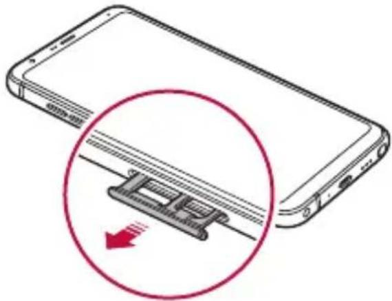 LG LMQ710EM - Installazione della scheda SIM - 4