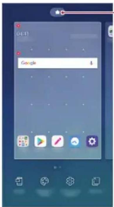 LG LMQ710EM - Editing the Home screen - 1