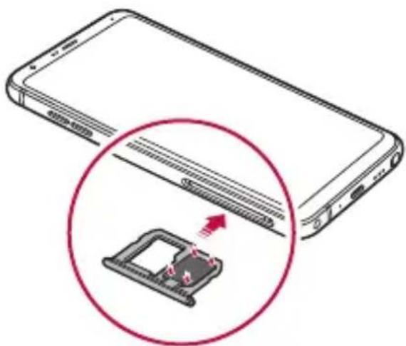 LG LMQ710EM - Installing the SIM card - 6