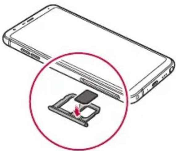 LG LMQ710EM - SIM-Karte einlegen - 5