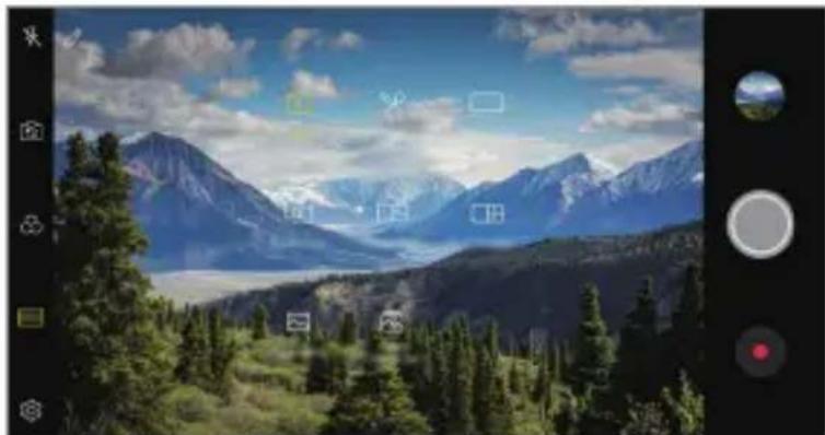 LG LMQ710EM - Changement du mode appareil photo - 1