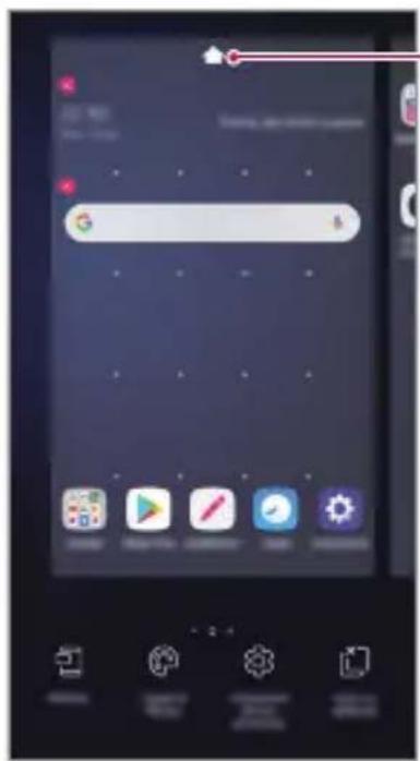 LG LMX420EMW - Edición de la pantalla inicio - 1