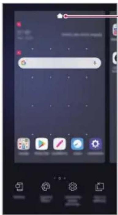LG LMX420EMW - Editing the Home screen - 1