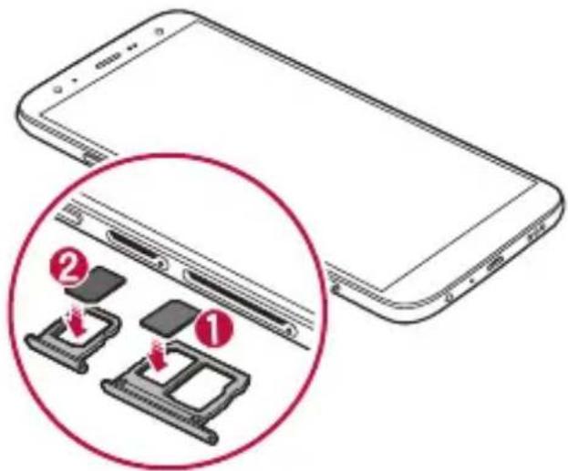 LG LMX420EMW - Instalación de la tarjeta SIM - 4