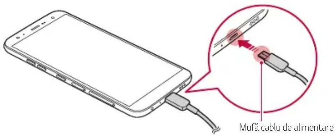 LG LMX420EMW - Încărcarea bateriei - 1