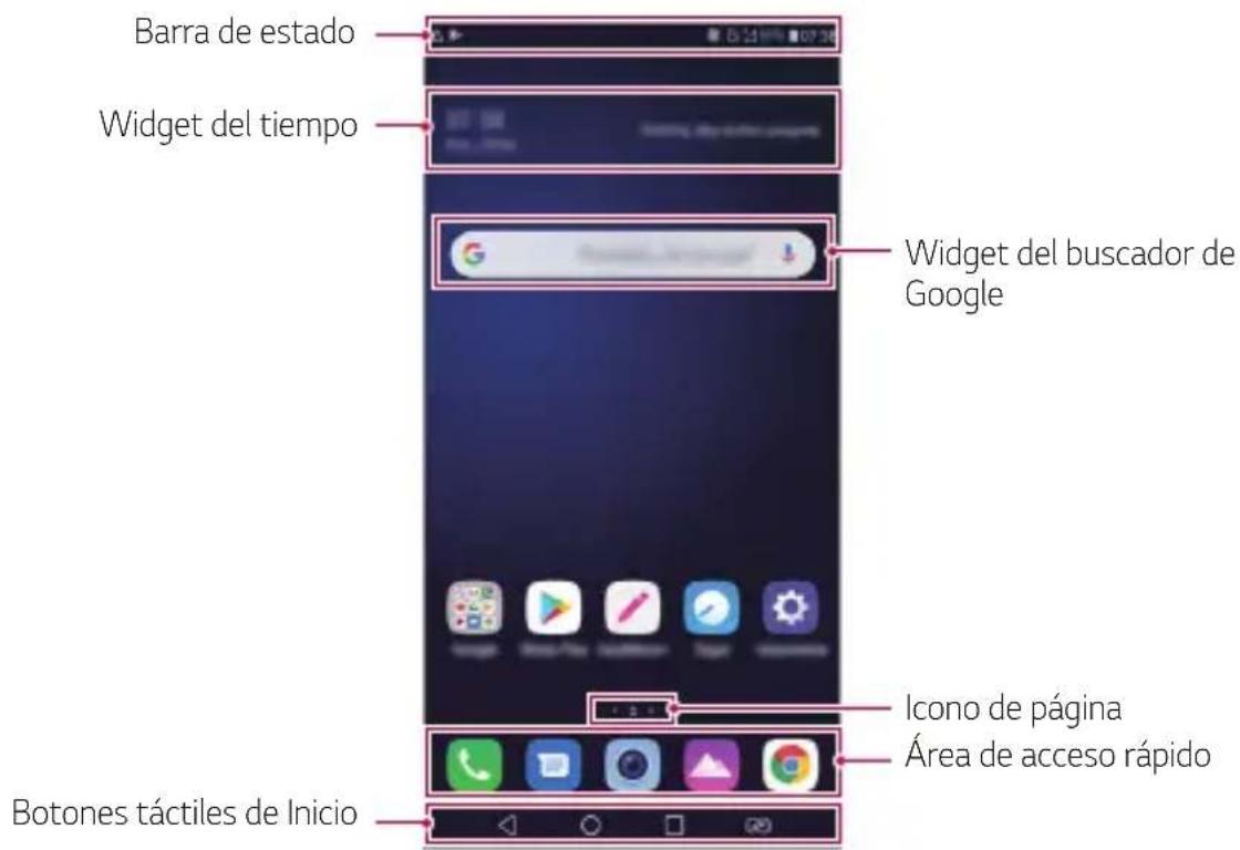 LG LMX420EMW - Diseño de la pantalla de inicio - 1
