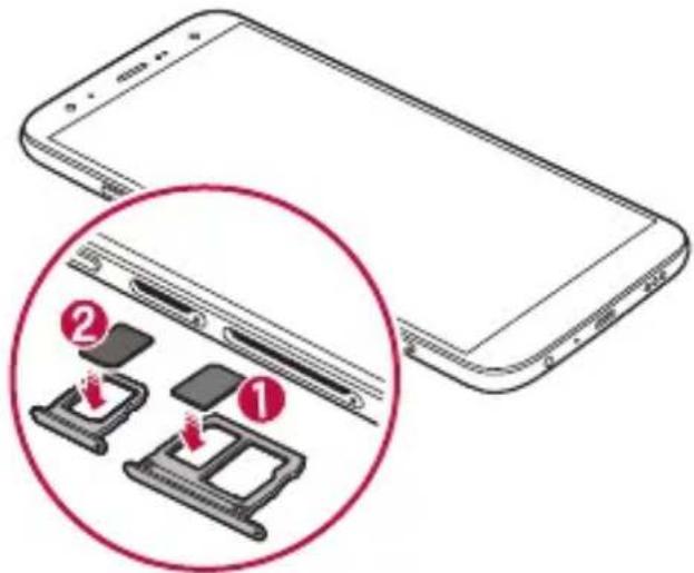 LG LMX420EMW - Installing the SIM card - 4