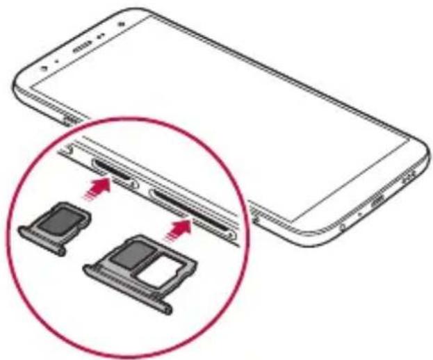 LG LMX420EMW - Installing the SIM card - 5