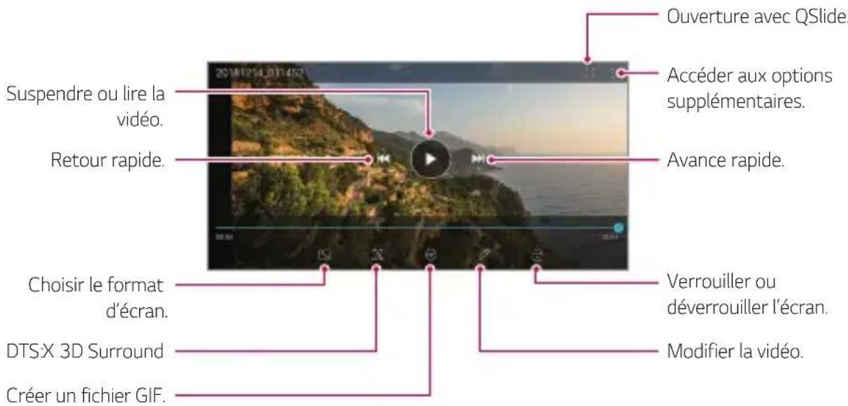 LG LMX420EMW - Lecture d'une vidéo - 1