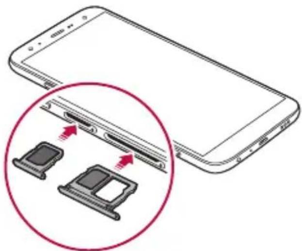 LG LMX420EMW - Instalación de la tarjeta SIM - 5