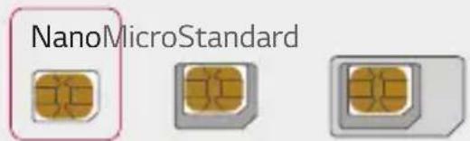 LG LMX420EMW - Installation de la carte SIM - 5