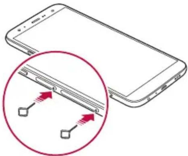 LG LMX420EMW - Installing the SIM card - 2