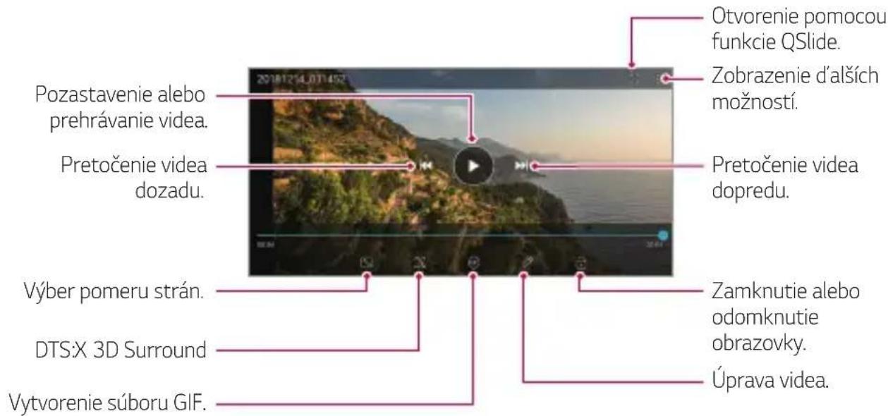 LG LMX420EMW - Prehrávanie video - 1