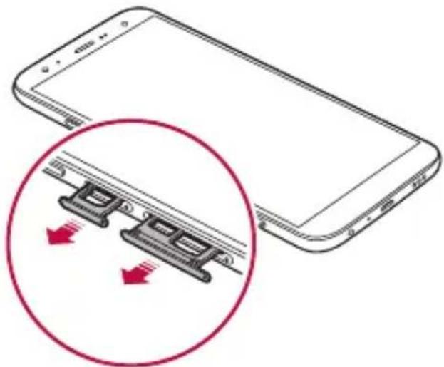 LG LMX420EMW - Instalarea cartelei SIM - 3